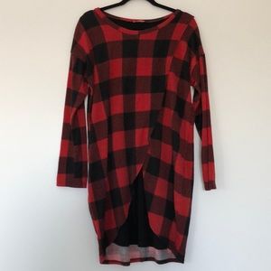 Buffalo Plaid Nursing and Maternity dress